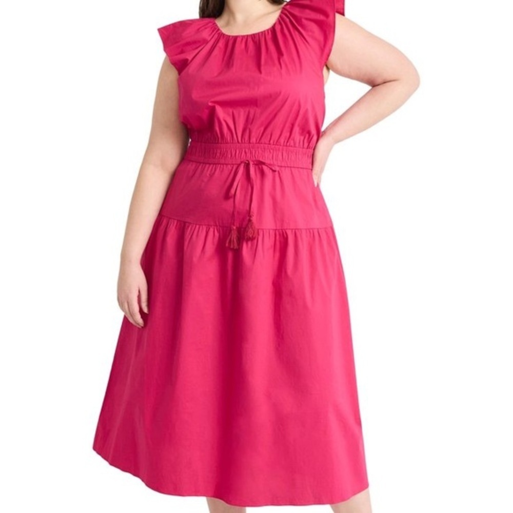 Elegant Pink Sleeveless Dress